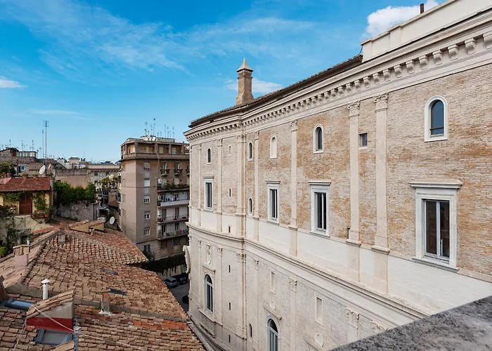 With Terrace In Via Del Pellegrino - Fromhometorome Daire Roma