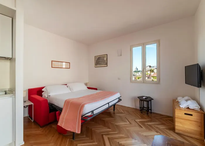 Daire With Terrace In Via Del Pellegrino - Fromhometorome Roma